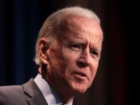 Former Vice President of the United States Joe Biden speaking with attendees at the 2019 Iowa Federation of Labor Convention hosted by the AFL-CIO at the Prairie Meadows Hotel in Altoona, Iowa.