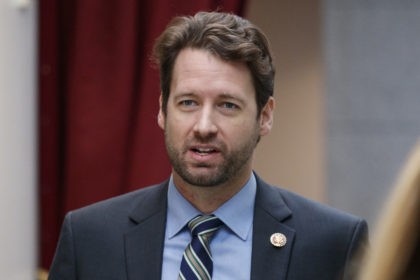 FILE - In this Jan. 4, 2019, file photo, Rep. Joe Cunningham, D-S.C., walks to a closed Democratic Caucus meeting on Capitol Hill in Washington. The Republican pathway for recapturing House control in next year’s election charges straight through the districts of the most vulnerable Democratic incumbents, especially freshmen. But …
