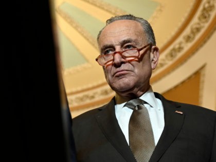Senate Minority Leader Sen. Chuck Schumer of N.Y., listens during a news conference on Capitol Hill in Washington, Tuesday, Feb. 25, 2020. (AP Photo/Susan Walsh)