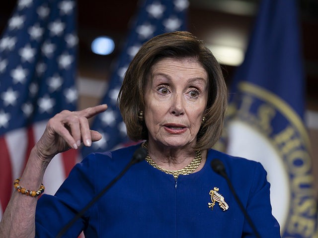 House Speaker Nancy Pelosi, D-Calif., speaks during a news conference on Capitol Hill in W