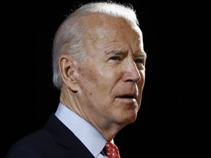 Democratic presidential candidate former Vice President Joe Biden speaks about the coronav