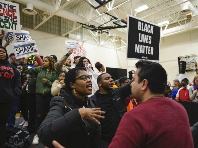 Amy Klobuchar rally Black Lives Matter (Stephen Maturen / Getty