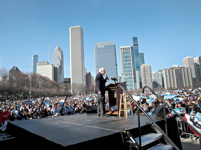 CHICAGO, ILLINOIS - MARCH 07: Democratic presidential candidate Sen. Bernie Sanders (I-VT)