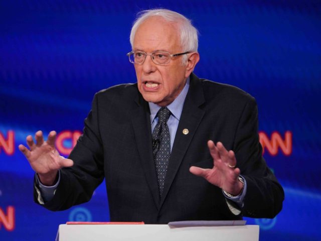 Bernie Sanders debate (Mandel Ngan / AFP / Getty)