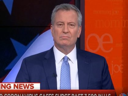 Bill de Blasio on 3/16/2020 "Morning Joe"