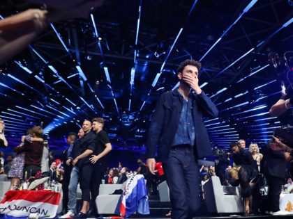 TEL AVIV, ISRAEL - MAY 18: Duncan Laurence of The Netherlands during the 64th annual Eurovision Song Contest held at Tel Aviv Fairgrounds on May 18, 2019 in Tel Aviv, Israel. (Photo by Guy Prives/Getty Images)