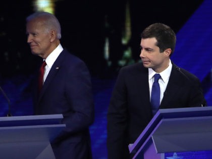 HOUSTON, TEXAS - SEPTEMBER 12: Democratic presidential candidates former Vice President Jo