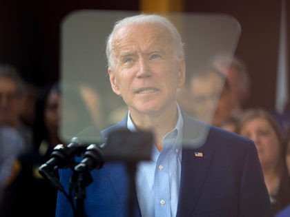 Presidential candidate Joe Biden speaks to supporters during a rally on March 2, 2020 at T