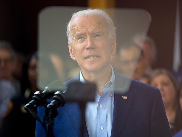Presidential candidate Joe Biden speaks to supporters during a rally on March 2, 2020 at Texas Southern University in Houston, Texas. (Photo by Mark Felix / AFP) (Photo by MARK FELIX/AFP /AFP via Getty Images)