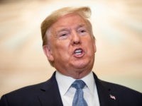 WASHINGTON, DC - MARCH 10: President Donald Trump talks to reporters at the US Capitol after attending the Senate Republicans' weekly policy luncheon on March 10, 2020 in Washington, DC. Trump said that lawmakers focused on the spread of the coronavirus and the state of the economy as markets react …