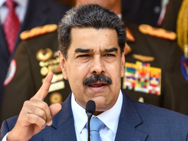 CARACAS, VENEZUELA - MARCH 12: President of Venezuela Nicolas Maduro speaks during a press conference at Miraflores Government Palace on March 12, 2020 in Caracas, Venezuela. Maduro announced a travel ban for travelers flying in from Europe and Colombia and restricted gatherings and massive events in an attempt to stem …