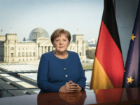 BERLIN, GERMANY - MARCH 18: In this handout photo provided by the German Government Press Office (BPA), German Chancellor Angela Merkel addresses the nation via a video statement about the ongoing COVID-19 pandemic on March 18, 2020 in Berlin, Germany. This is the first time in her 15-year tenure as …