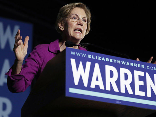 MONTEREY PARK, CALIFORNIA - MARCH 02: Democratic presidential candidate Sen. Elizabeth Warren (D-MA) delivers a campaign speech at East Los Angeles College on March 2, 2020 in Monterey Park, California. California is one of 14 states participating in the Super Tuesday vote on March 3. (Photo by Mario Tama/Getty Images)