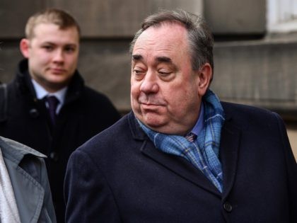 EDINBURGH, SCOTLAND - MARCH 13: Former Scottish First Minister Alex Salmond departs the High Court at Edinburgh High Court on March 13, 2020 in Edinburgh, Scotland. The former Scottish National Party leader is standing trial on allegations he sexually assaulted 10 women while serving as the country's first minister. He …