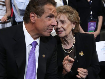 PHILADELPHIA, PA - JULY 28: New York Governor Andrew Cuomo (D-NY) speaks with his mother M