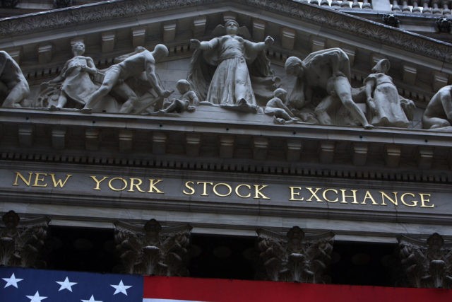 NEW YORK - JULY 21: The front facade of the New York Stock Exchange on July 21, 2009 in N