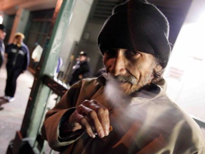 Homeless man in New York (Mario Tama / Getty)