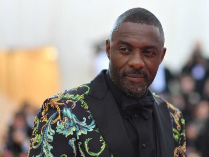English actor Idris Elba arrives for the 2019 Met Gala at the Metropolitan Museum of Art o
