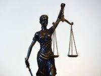 Justice statue (Ina Fassbender / AFP / Getty)