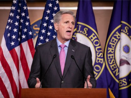 House Minority Leader Kevin McCarthy (R-CA) holds his weekly press conference on Capitol H