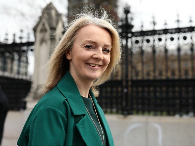 LONDON, ENGLAND - MARCH 28: Chief Secretary to the Treasury Elizabeth Truss arrives at the