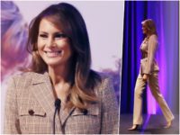 First Lady Melania Trump mixed masculine and feminine aesthetics as …