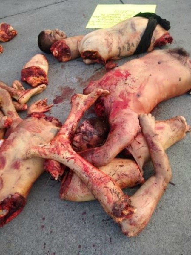GRAPHIC: Mexican Cartel Gunmen Leave Dismembered Bodies as Threats to Rival...