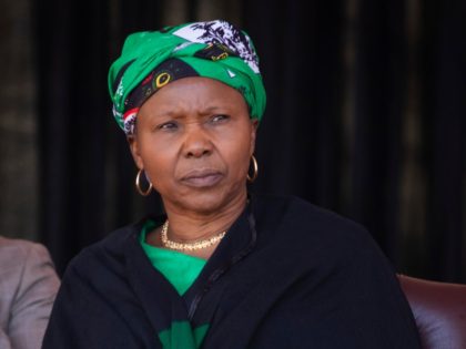 HARARE, ZIMBABWE - JULY 28: Zanu-PF National Chairperson Oppah Muchinguri-Kashiri listens