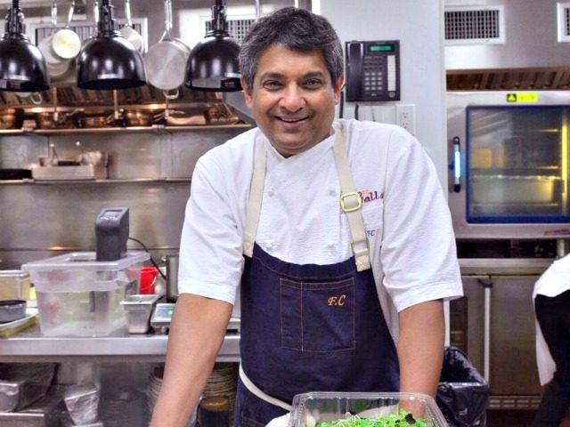 Chef Floyd Cardoz, shown at Paowalla in New York City on Oct. 13, 2016, has died at age 59
