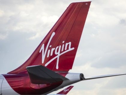LONDON, ENGLAND - OCTOBER 11: A Virgin Airways aircraft at Heathrow Airport on October 11, 2016 in London, England. The UK government has said it will announce a decision on airport expansion soon. Proposals include either a third runway at Heathrow, an extension of a runway at the airport or …