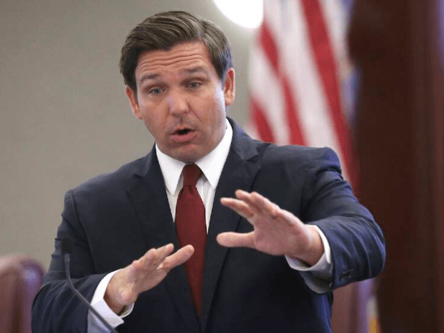 In this Tuesday, Oct. 29, 2019 file photo, Gov. Ron DeSantis speaks at pre-legislative news conference in Tallahassee, Fla. The 60-day Florida legislative session that begins Tuesday, Jan. 14, 2020, will have lawmakers considering everything from coconut patties to a state budget expected to exceed $90 billion. Lawmakers are also …