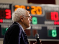 DEARBORN, MI - MARCH 07: Democratic presidential candidate Sen. Bernie Sanders (I-VT) speaks at a campaign rally at Salina Intermediate School on March 7, 2020 in Dearborn, Michigan. Sanders has said his competitor, former Vice President Joe Biden, could beat President Donald Trump in November, but added that he would …
