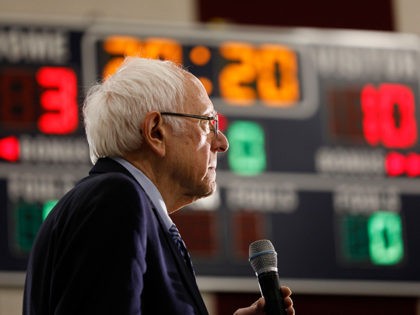 DEARBORN, MI - MARCH 07: Democratic presidential candidate Sen. Bernie Sanders (I-VT) speaks at a campaign rally at Salina Intermediate School on March 7, 2020 in Dearborn, Michigan. Sanders has said his competitor, former Vice President Joe Biden, could beat President Donald Trump in November, but added that he would …