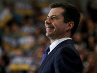 RALEIGH, NORTH CAROLINA - FEBRUARY 29: Democratic presidential candidate former South Bend, Indiana Mayor Pete Buttigieg speaks at town hall campaign event at Needham Broughton High School February 29, 2020 in Raleigh, North Carolina. South Carolina held its first in the south Democratic presidential primary today. (Photo by Win McNamee/Getty …