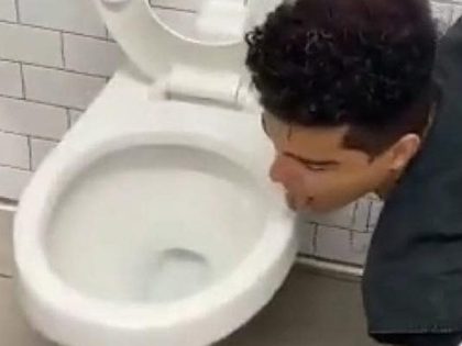 A man has reportedly tested positive for the Chinese coronavirus after he licked a toilet bowl inside a public restroom in Beverly Hills, California, on Friday.