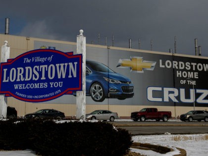 LORDSTOWN, OH - MARCH 06: The GM Lordstown plant is shown on March 6, 2019 in Lordstown, O