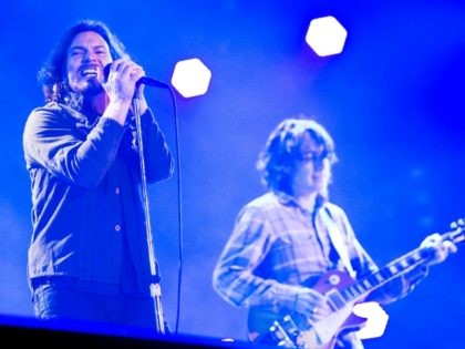 NEWPORT, UNITED KINGDOM - JUNE 23: (EUROPEAN SALES ONLY) Eddie Vedder of Pearl Jam perform
