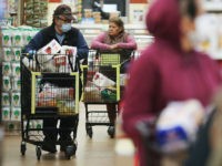 LOS ANGELES, CALIFORNIA - MARCH 19: Seniors shop for groceries during special hours open to seniors and the disabled at Northgate Gonzalez Market, a Hispanic specialty supermarket, on March 19, 2020 in Los Angeles, California. Northgate Gonzalez Market is opening all of its Southern California locations one hour early, from …