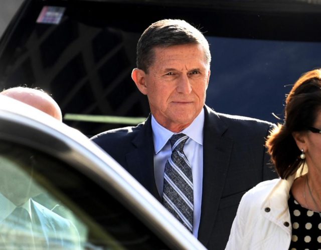 Donald Trump considering full pardon of Michael Flynn citing missing files