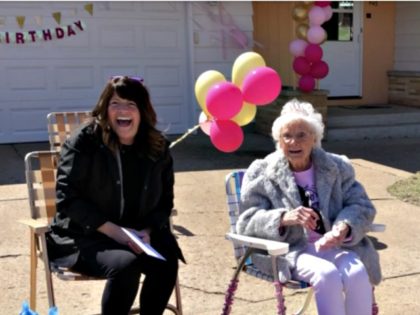 100-Yr-Old Gets Birthday Parade