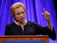 Janet Mills addresses the Democratic Convention, Friday, May 18, 2018, in Lewiston, Maine. ROBERT F. BUKATY / ASSOCIATED PRESS
