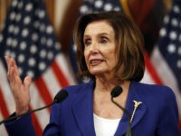 House Speaker Nancy Pelosi of Calif. speaks before she signs the Coronavirus Aid, Relief, and Economic Security (CARES) Act. after it passed in the House on Capitol Hill, Friday, March 27, 2020., in Washington. The $2.2 trillion package will head to head to Trump's desk for his signature. (AP Photo/Andrew …