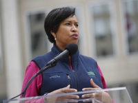 District of Columbia Mayor Muriel Bowser speaks about the District's coronavirus response at a news conference, Tuesday, March 31, 2020, in Washington. The District of Columbia has issued a stay-home order for all residents as the number of positive infections from the new coronavirus continue to rise. (AP Photo/Patrick Semansky)