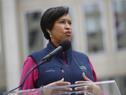 District of Columbia Mayor Muriel Bowser speaks about the District's coronavirus response at a news conference, Tuesday, March 31, 2020, in Washington. The District of Columbia has issued a stay-home order for all residents as the number of positive infections from the new coronavirus continue to rise. (AP Photo/Patrick Semansky)