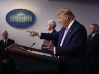 President Donald Trump speaks during a coronavirus task force briefing at the White House, Saturday, April 4, 2020, in Washington. (AP Photo/Patrick Semansky)