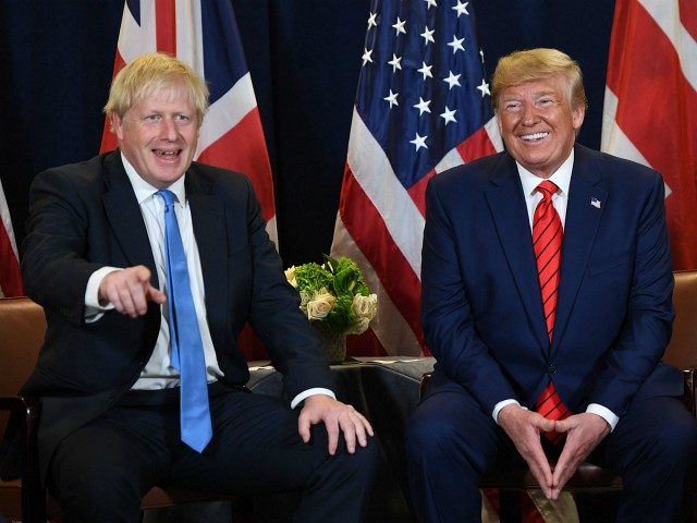 US President Donald Trump and British Prime Minister Boris Johnson hold a meeting at UN He