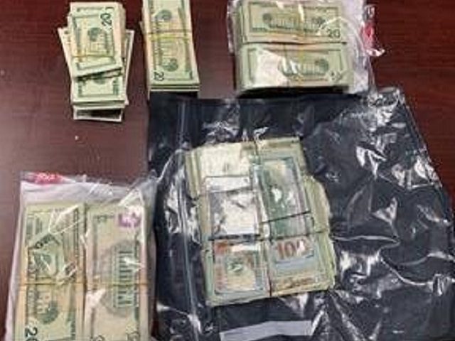 Laredo CBP officers seize more than $45,000 in U.S. currency being smuggled into Mexico. (Photo: U.S. Customs and Border Protection/Laredo Sector)