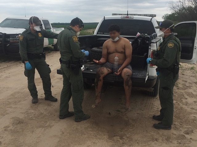 Eagle Pass Station Border Patrol agents in Texas rescued an illegal alien from the Rio Gra