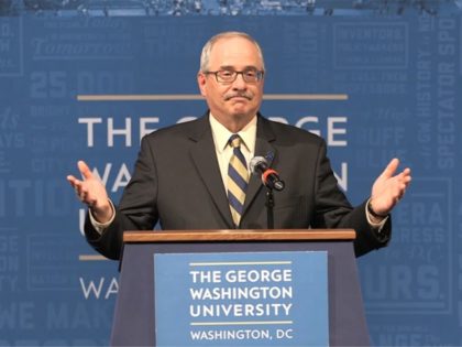George Washington University President Thomas LeBlanc