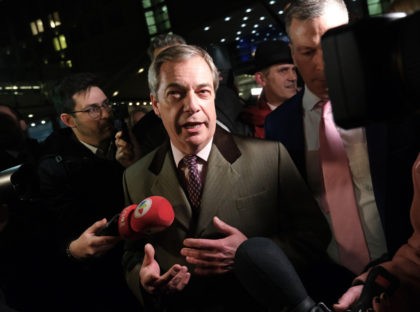 BRUSSELS, BELGIUM - JANUARY 29: Brexit Party leader and member of the European Parliament